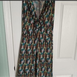 Speechless Multicolored Polka Dot Hi-Low Sleeveless Dress M. Condition: Excellen